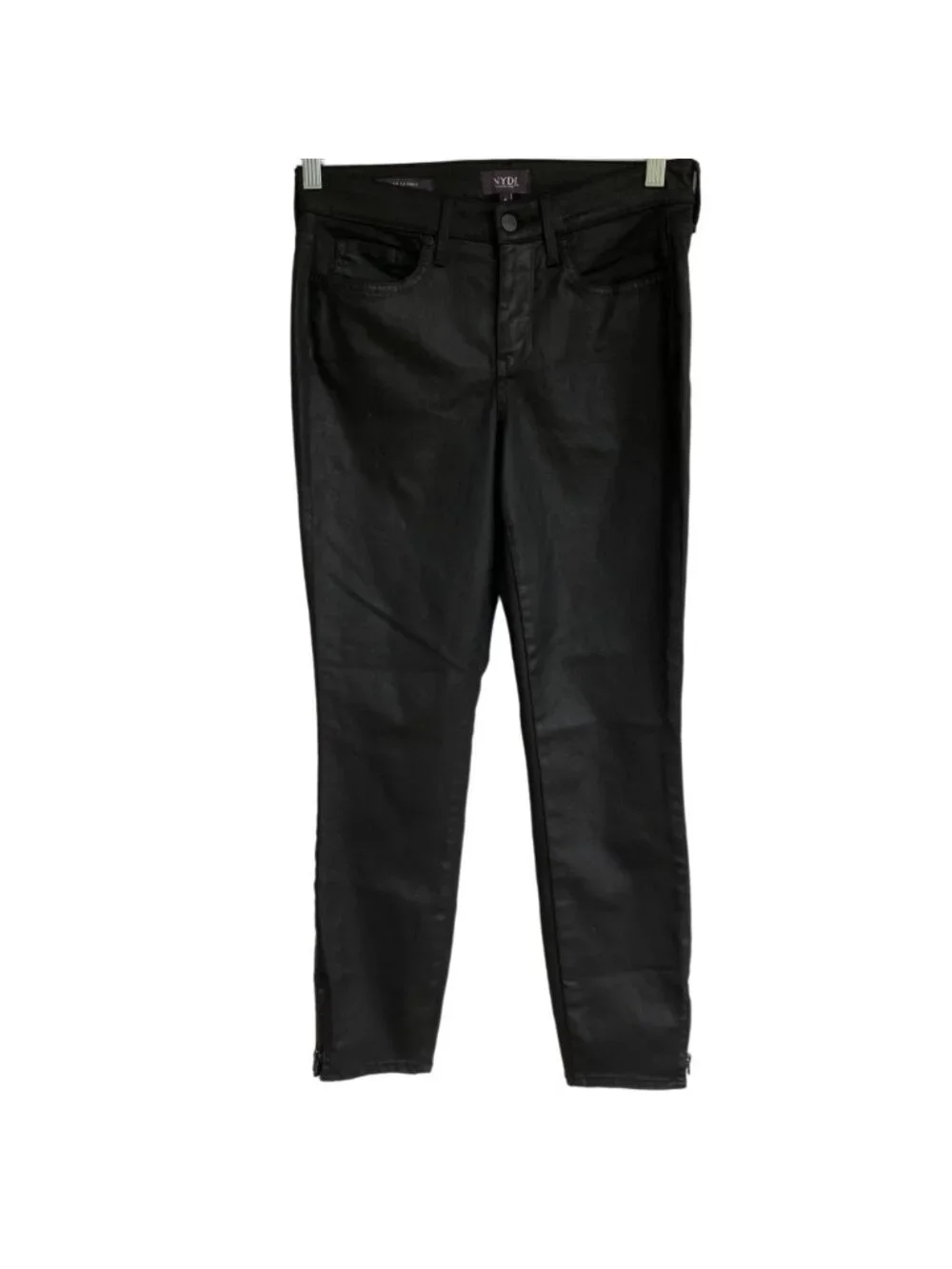 NYDJ Not Your Daughters Jeans Size 4 Black Ami Skinny Legging Stretch Lift Tuck - Picture 4 of 14
